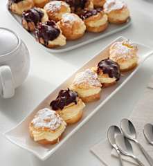 Pasta choux y crema pastelera (sin gluten)