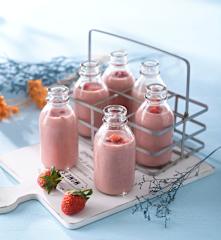 粉紅優酪飲