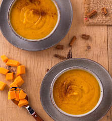 Crema di zucca al profumo di cannella