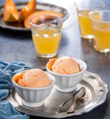 Frozen yogurt al melone