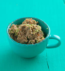 Húmus de tomate e feijão-branco