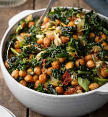 Cavolo Nero and Roasted Chickpea Salad