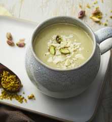 Cioccolata calda al pistacchio