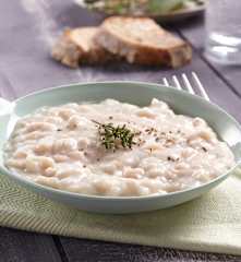Purée de haricots blancs