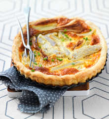 Quiche oignon-artichaut