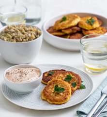 Placki z dyni i kurczaka