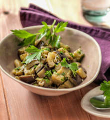 Contorno di melanzane