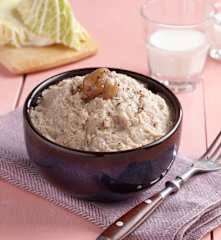 Purée z kapusty i kasztanów