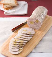 Fiambre de cerdo con aceitunas