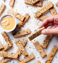 Crackers au beurre de cacahuètes