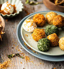 Vegetable Peel Chips and Cheese Balls