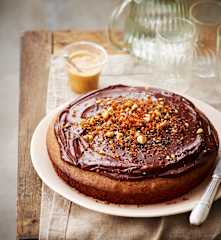 Gâteau au chocolat et noisettes