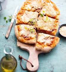 Sfincione (pizza sicilienne)