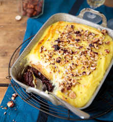Boudin noir aux pommes façon Parmentier