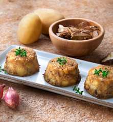 Sformatini di patate e funghi (vegan)