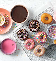 Bunte Donuts
