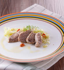 香蒜辣椒豬肉與皺葉甘藍