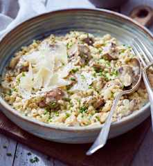 Sonnenweizen-Pilz-"Risotto"