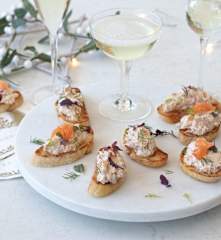 Smoked salmon mousse