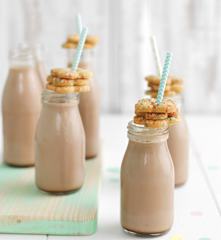 Achocolatado e bolachas