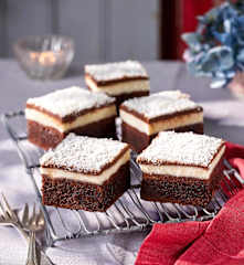 Triple-Kokos-Brownies