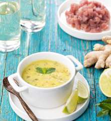 Marinatura al lime, zenzero e menta