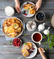 Drożdżowe racuchy z krojonymi jabłkami (TM6, TM7)