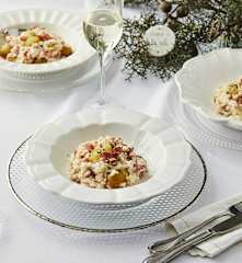 Risotto al petto d'anatra affumicato e uva (Bimby Friend)