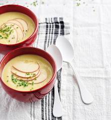 Creme de aipo e maçã