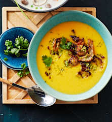 Limetten-Süßkartoffel-Suppe