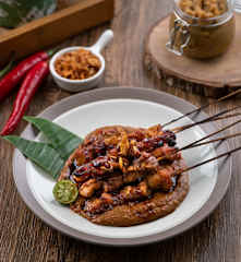 Madurese chicken satay