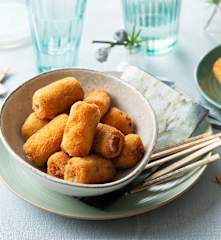Croquettes au jambon de bœuf et fromage de chèvre