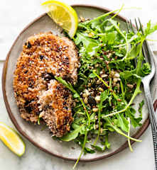 Steaks de quinoa aux haricots rouges