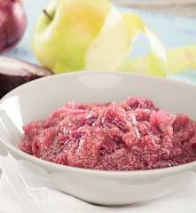 Salsa di cipolle rosse e mele