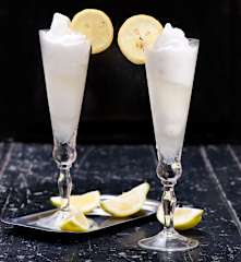 Citrónový sorbet se sektem