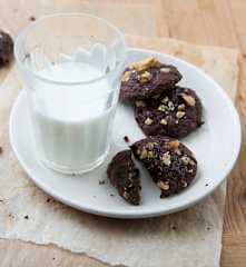 Cookies de avena, plátano y cacao