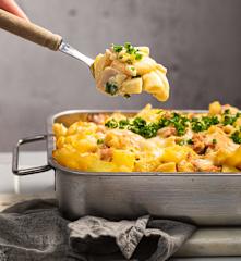 Zapiekanka z ziemniakami i makaronem