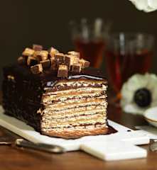 Intenso de amendoim, caramelo e chocolate