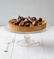 Sicilian ricotta cheesecake with botrytis soaked figs