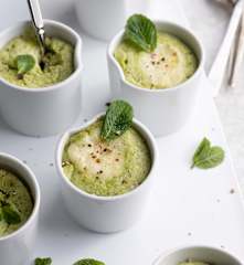 Flan di zucchine e mozzarella