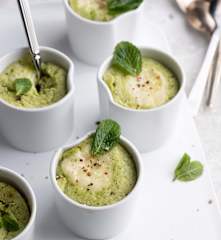 Muffins de calabacín y mozzarella