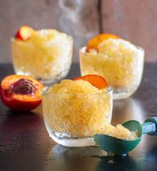 Granita z nektarynek