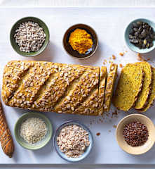 Pane integrale alla curcuma