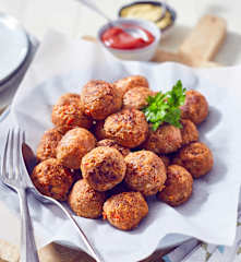Mini-Frikadellen mit Gemüse