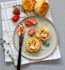 Strawberry and thyme butter