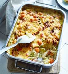 Kartoffelauflauf Leipziger Allerlei