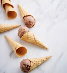 Gelado de chocolate