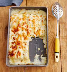 Canelones de bacalhau