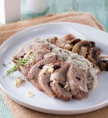 低溫豬肉佐松露洋芋泥培根菌菇