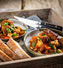 Cassoulet mit Lamm und Bohnen